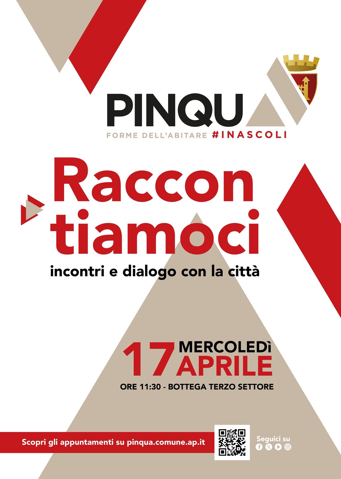 Raccontiamoci: incontri e dialogo con la città